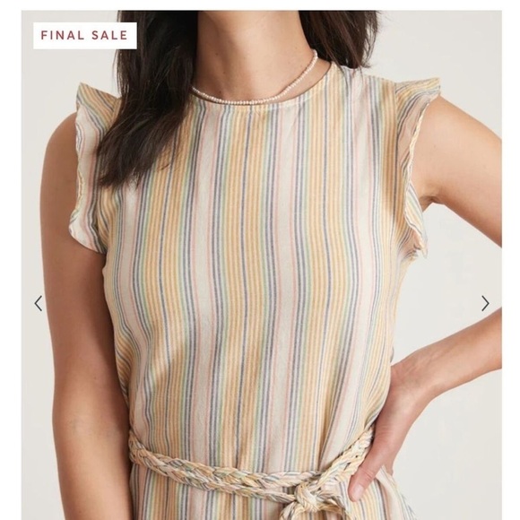 Marine Layer Laney Mini Dress Beachy Stripe - Picture 2 of 10